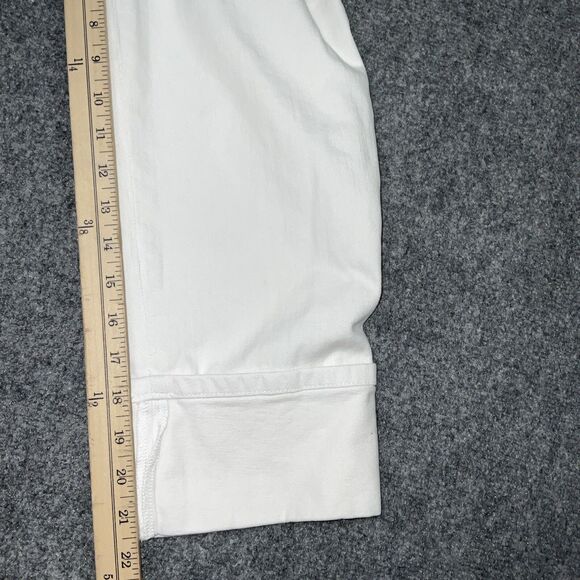 Michael Kors Jeans Womens Size 6 White  Capri Roll Cuff Preppy Coastal - Picture 7 of 9